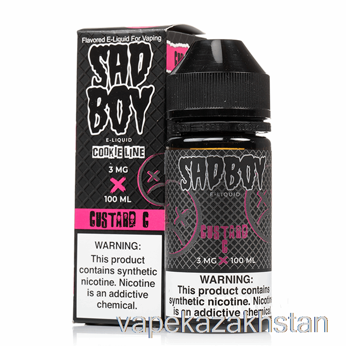 Vape Smoke Custard Cookie - Sadboy - 100mL 0mg